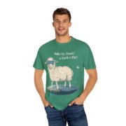 Wake Up, Sheeple! The Earth is Flat! T-Shirt - Image 12