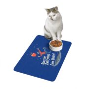 Question Everything, Even Gravity! Pet Food Mat - Image 3