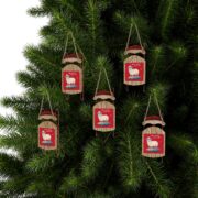 Wake Up, Sheeple! The Earth is Flat! Sled Ornaments - Image 6