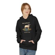 Wake Up, Sheeple! The Earth is Flat! Fleece Hoodie - Image 7
