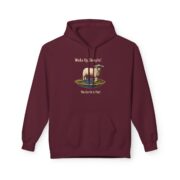 Wake Up, Sheeple! The Earth is Flat! Fleece Hoodie - Image 9