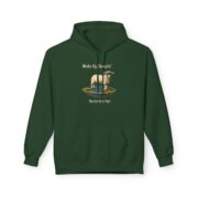Wake Up, Sheeple! The Earth is Flat! Fleece Hoodie - Image 17