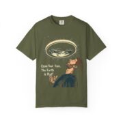 Open Your Eyes, The Earth is Flat! T-Shirt - Image 5