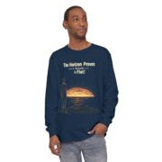 The Horizon Proves It, The Earth is Flat! Long Sleeve T-Shirt - Image 19