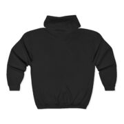Woke and Flat, Full Zip Hooded Sweatshirt - Image 3