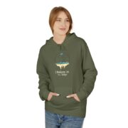 I Believe in the Edge, Fleece Hoodie - Image 23