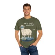 Wake Up, Sheeple! The Earth is Flat! T-Shirt - Image 4