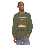 The Horizon Proves It, The Earth is Flat! Long Sleeve T-Shirt - Image 7