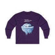 Antarctica is the Ice Wall, Keeping Us In! Cotton Long Sleeve Tee - Image 15