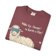 Wake Up, Sheeple! The Earth is Flat! T-Shirt - Image 55
