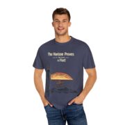 The Horizon Proves It, The Earth is Flat! T-Shirt - Image 8