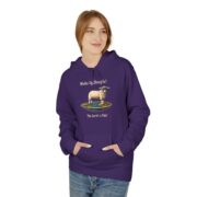 Wake Up, Sheeple! The Earth is Flat! Fleece Hoodie - Image 43