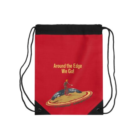 Around the Edge We Go! Drawstring Bag