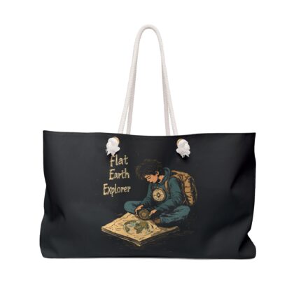 Flat Earth Explorer, Weekender Bag