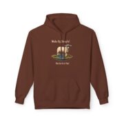 Wake Up, Sheeple! The Earth is Flat! Fleece Hoodie