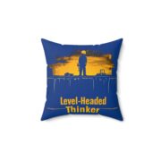 Level-Headed Thinker, Square Pillow