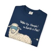 Wake Up, Sheeple! The Earth is Flat! T-Shirt - Image 43