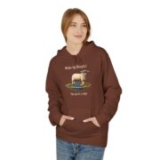 Wake Up, Sheeple! The Earth is Flat! Fleece Hoodie - Image 3
