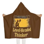 Level – Headed Thinker, Hooded Towel - Image 4