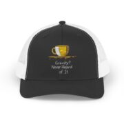Gravity? Never Heard of It, Snapback Trucker Cap - Image 9