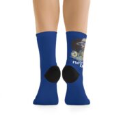 Flat Earth Explorer, Recycled Poly Socks - Image 3