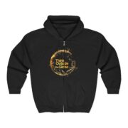 Think Outside the Globe, Full Zip Hooded Sweatshirt