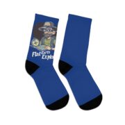 Flat Earth Explorer, Recycled Poly Socks