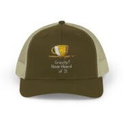 Gravity? Never Heard of It, Snapback Trucker Cap - Image 21