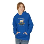 Wake Up, Sheeple! The Earth is Flat! Fleece Hoodie - Image 35