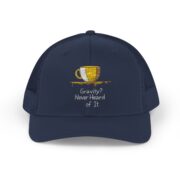 Gravity? Never Heard of It, Snapback Trucker Cap - Image 29
