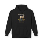 Wake Up, Sheeple! The Earth is Flat! Fleece Hoodie - Image 5