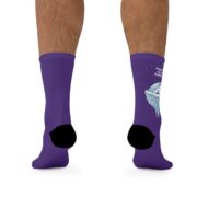 Antarctica is the Ice Wall, Keeping Us In! Recycled Poly Socks - Image 3