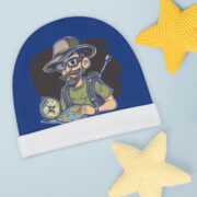 Flat Earth Explorer, Baby Beanie - Image 3