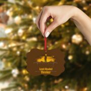 Level-Headed Thinker, Metal Plaque Ornament - Image 4