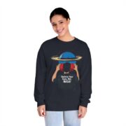Believe Your Eyes, Not NASA! Long Sleeve T-Shirt - Image 8
