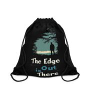 The Edge is Out There, Drawstring Bag - Image 3