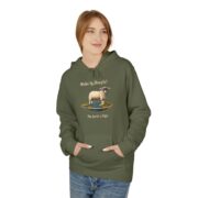 Wake Up, Sheeple! The Earth is Flat! Fleece Hoodie - Image 15