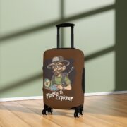 Flat Earth Explorer, Luggage Cover - Image 4