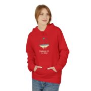 I Believe in the Edge, Fleece Hoodie - Image 55