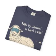 Wake Up, Sheeple! The Earth is Flat! T-Shirt - Image 27