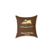 Keeping it Flat Since 1492, Square Pillow