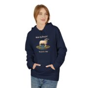 Wake Up, Sheeple! The Earth is Flat! Fleece Hoodie - Image 39