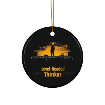 Level-Headed Thinker, Ceramic Ornament