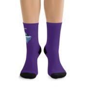 Antarctica is the Ice Wall, Keeping Us In! Recycled Poly Socks - Image 2