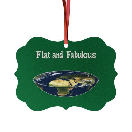 Flat and Fabulous, Aluminum Ornaments (1pc, 5pcs, 10pcs, 20pcs)