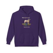 Wake Up, Sheeple! The Earth is Flat! Fleece Hoodie - Image 41