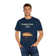 The Horizon Proves It, The Earth is Flat! T-Shirt - Image 12