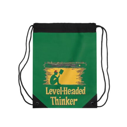 Level-Headed Thinker, Drawstring Bag