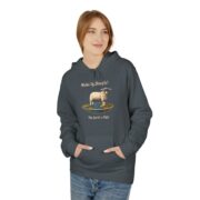 Wake Up, Sheeple! The Earth is Flat! Fleece Hoodie - Image 23