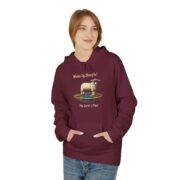 Wake Up, Sheeple! The Earth is Flat! Fleece Hoodie - Image 11
